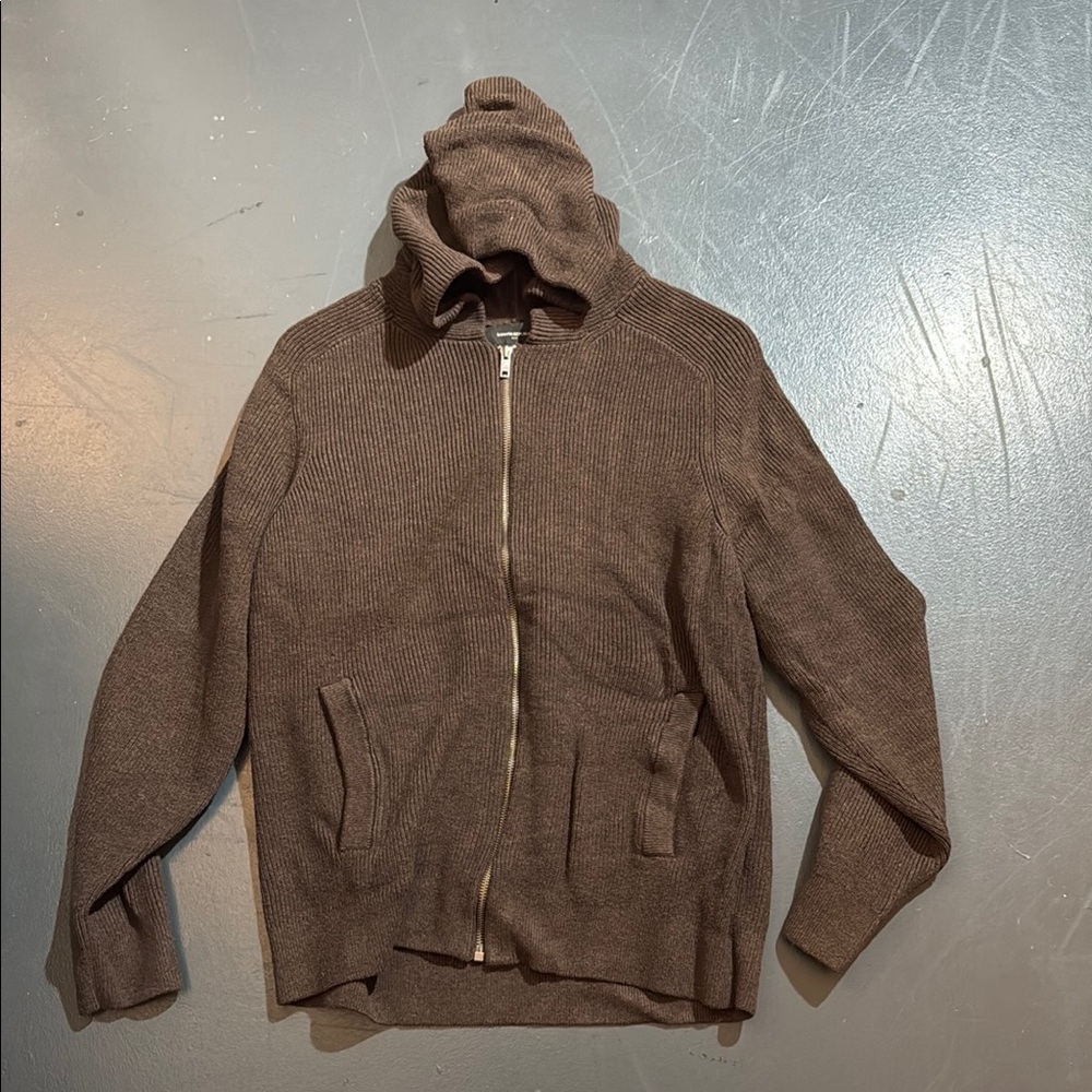 Men's Brown Banana Republic Sweater with Hood